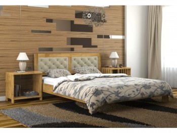 Кровать деревянная двуспальная Диана Люкс ДаКас