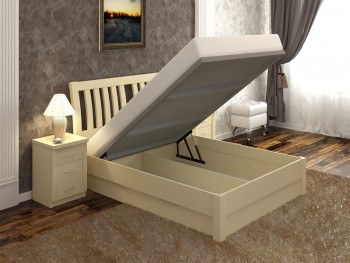 Кровать деревянная двуспальная Елена ДаКас с подъемным механизмом