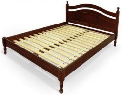 Кровать двуспальная деревянная Л-208 Скиф