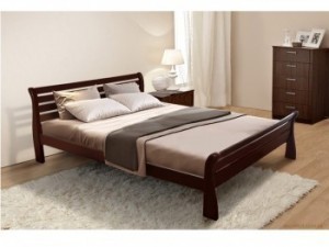 Кровать двуспальная деревянная “Верона” 1.4х2.0м Сосна МЕБИГРАНД