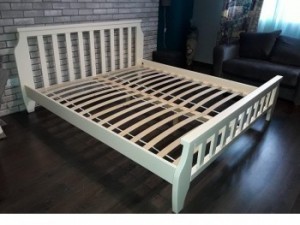 Кровать двуспальная деревянная «Марсель» 1.6х2.0м Сосна МЕБИГРАНД